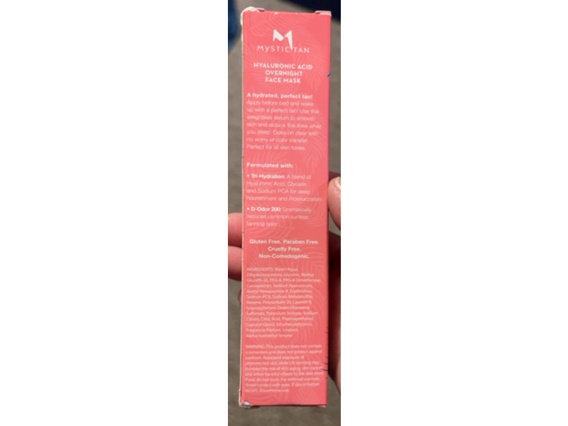 Mystic Tan, Wake-Up Tan Overnight Face Mask, 1.0 fl oz/30 mL