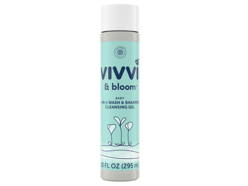 Vivvi & Bloom Baby 2 In 1 Wash & Shampoo Cleansing Gel, 10 oz
