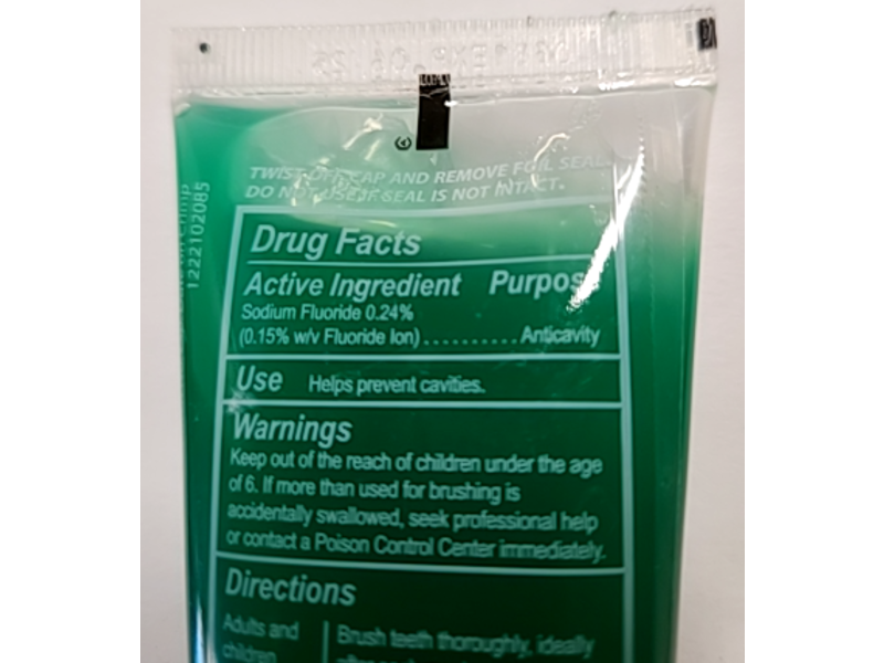 Cool Wave Dual Action Gel Toothpaste, Fresh Mint, 4 oz/113 g