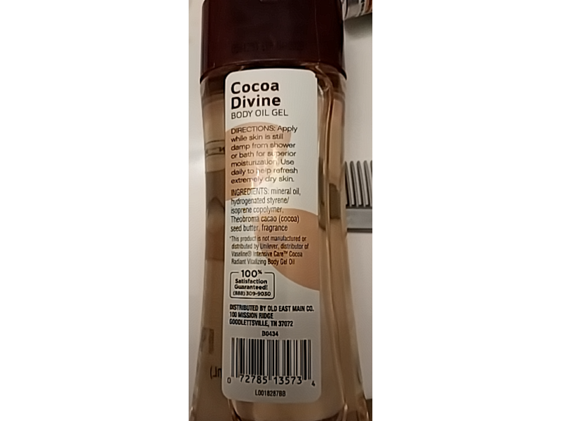 Studio Selection Body Oil Gel, Cocoa Divine, 6.8 fl oz/200 mL