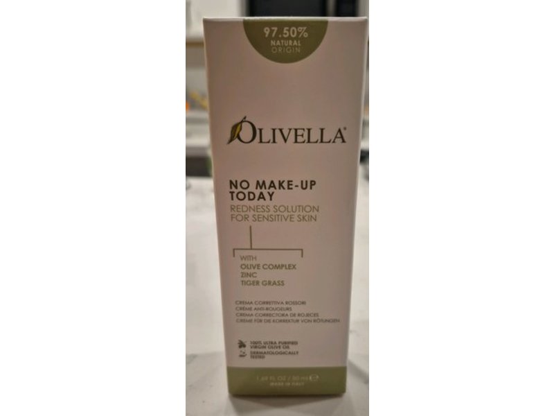 Olivella No Make Up Today Redness Solution, Olive Oil Zinc Tiger Grass, 1.69 fl oz/50 mL