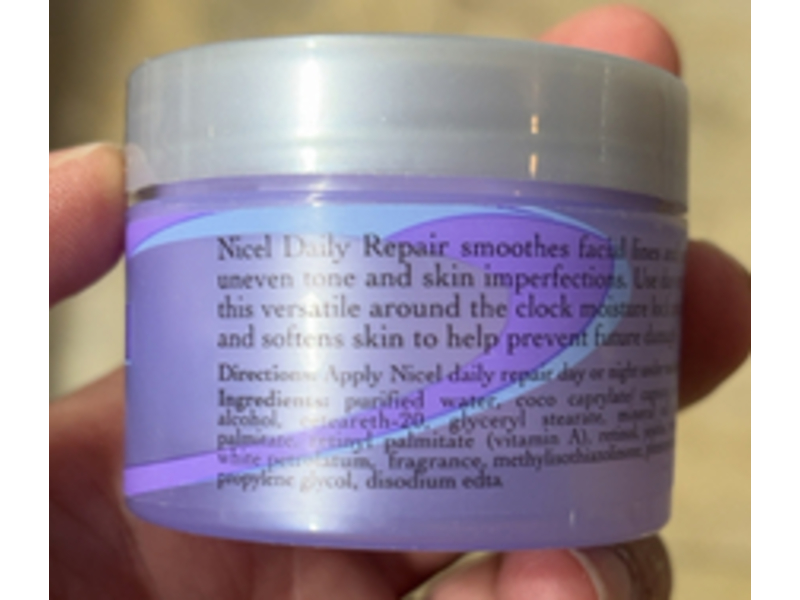 Nicel Daily Repair Anti-Wrinkle Cream, Vitamin A & Retinol, 46 mL