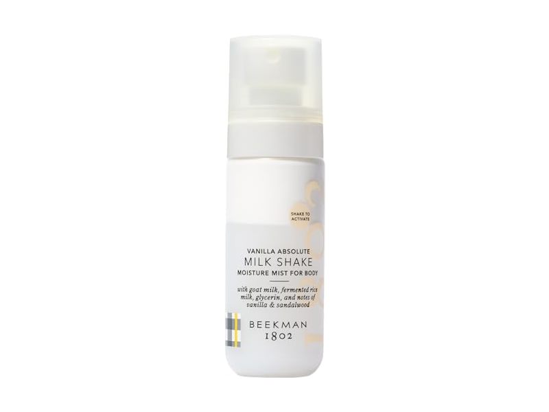 Beekman 1802 Milk Shake Body Moisture Mist, Vanilla Absolute, 2 fl oz/60 mL