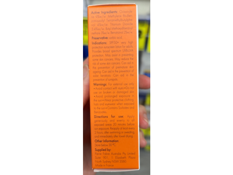 Eau Thermale Avene Aqua-Fluid Sunscreen, SPF 50+, 40 mL