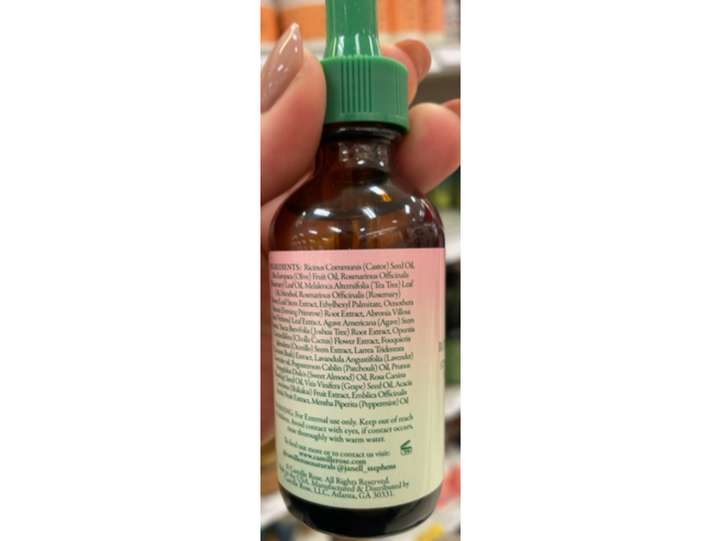 Camille Rose Hair + Scalp Drops, Rosemary Oil, 1.9 fl oz/56 mL
