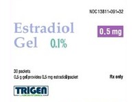 Estradiol Gel 0.1%/0.5 mg, 30 Count, Trigen (Rx) - Image 2