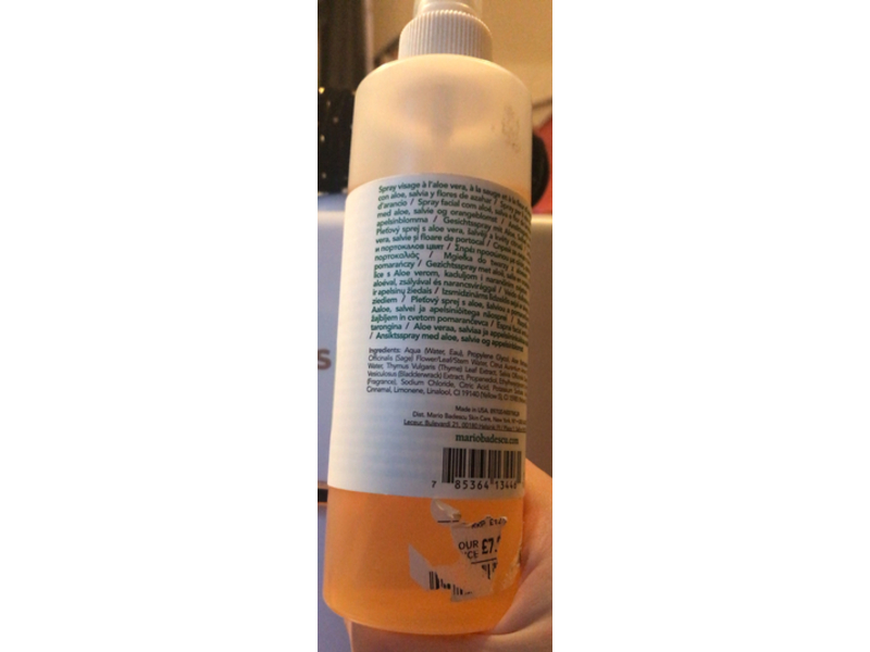 Mario Badescu Facial Spray, Aloe, Sage & Orange Blossom, 8 fl oz