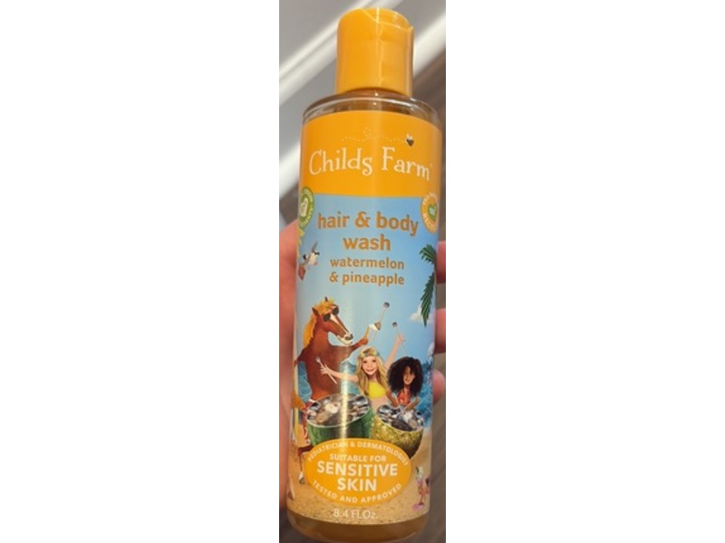 Childs Farm Kids Hair & Body Wash, Watermelon & Pineapple, 8.4 fl oz