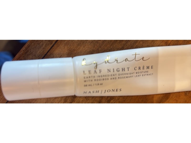 Nash Jones Hydrate Leaf Night Creme, 1.9 oz/56 mL