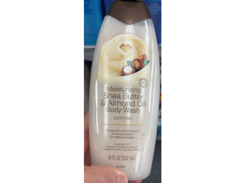 CVS Health Moisturizing Soothing Body Wash, Shea Butter & Almond Oil, 18 fl oz/532 mL