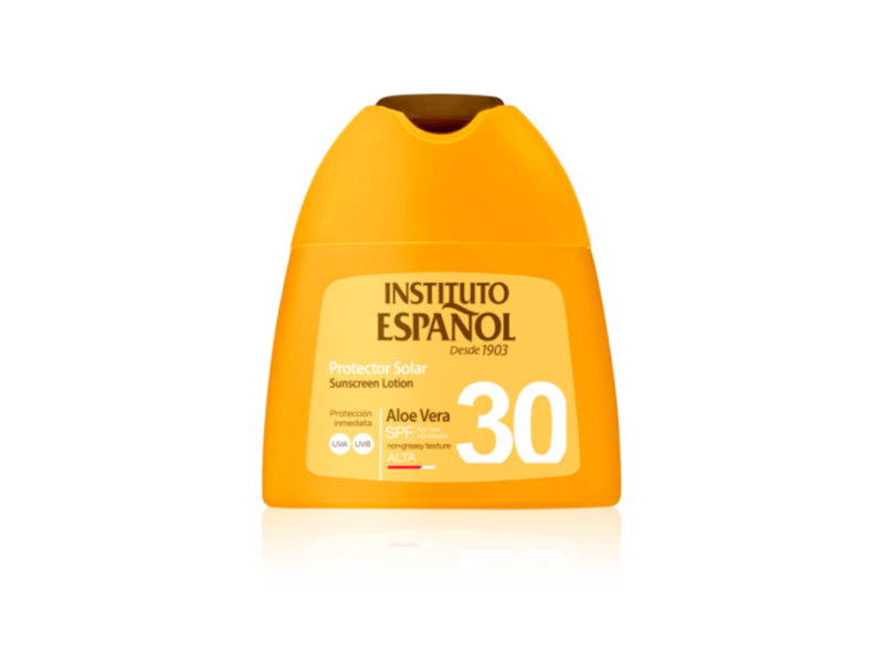 Instituto Espanol Protector Sunscreen Solar Lotion, Aloe Vera, SPF 30, 3.4 fl oz/100 mL