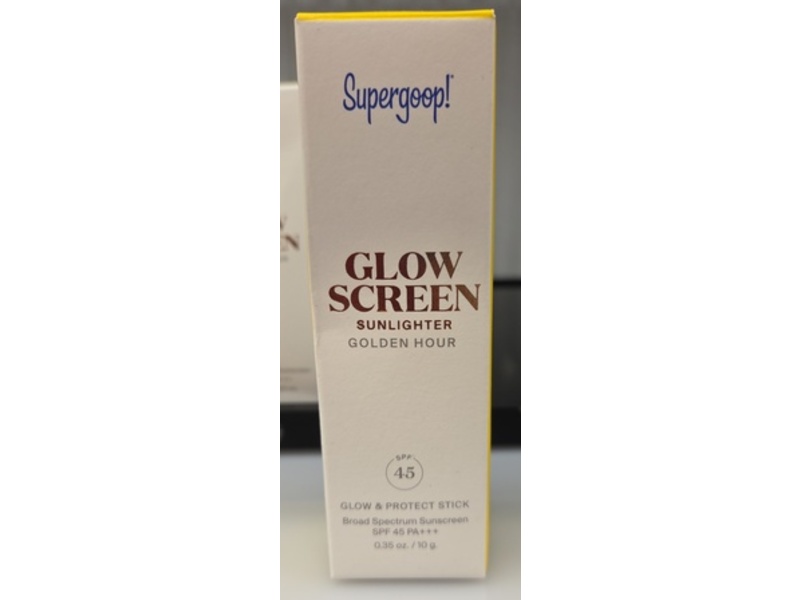 Supergoop Glow Screen Sun Lighter, Golden Hour, SPF 45 PA+++, 0.35 oz/10 g