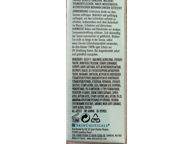 Skinceuticals Advanced Brightening Uv Defense Sunscreen Lotion, SPF 50, 1.3 fl oz/40 mL