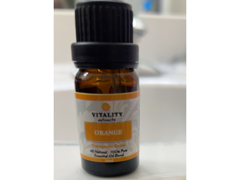 Vitality Extracts Pure Essential Oil, Orange,10 mL
