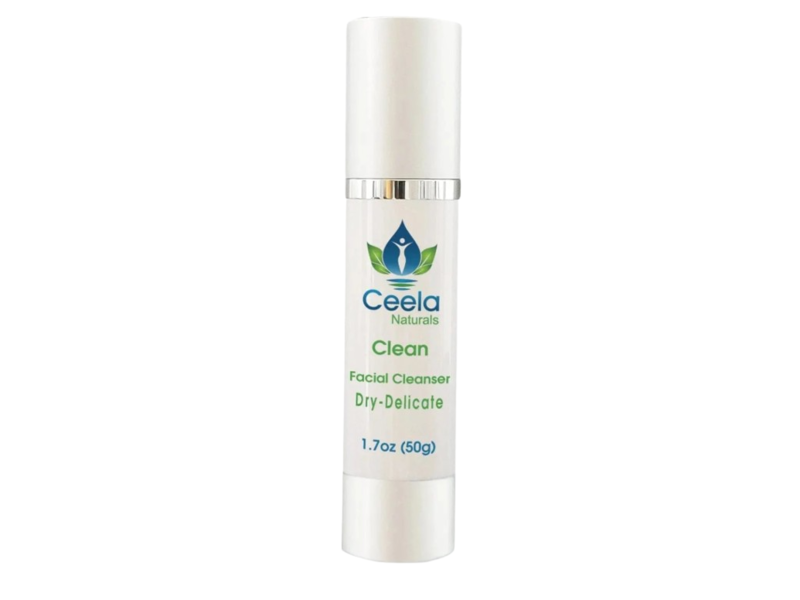 Ceela Naturals Clean Facial Cleanser, 1.7 oz/50 g