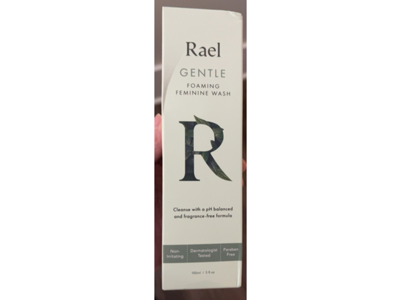 Rael Gentle Foaming Feminine Wash, Fragrance Free, 5 fl oz/150 mL, Pack Of 2