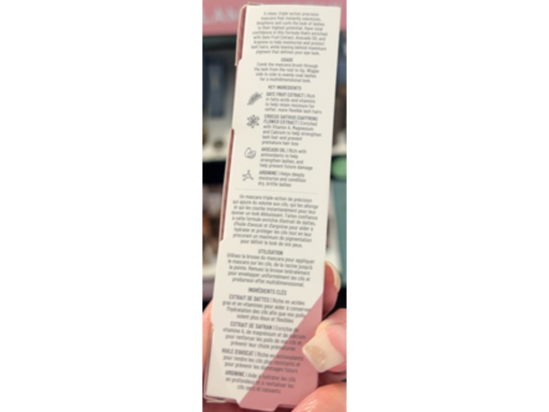 LYS Beauty Lash Confidence Curling & Lengthening Clean Mascara, 0.26 oz/7.5 g