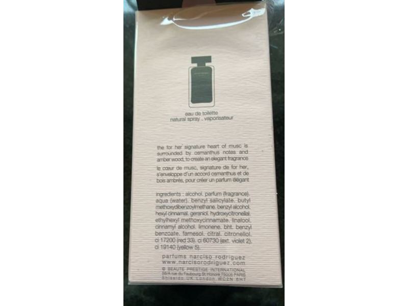 Narciso Rodriguez For Her Eau De Toilette, 3.3 fl oz/100 mL