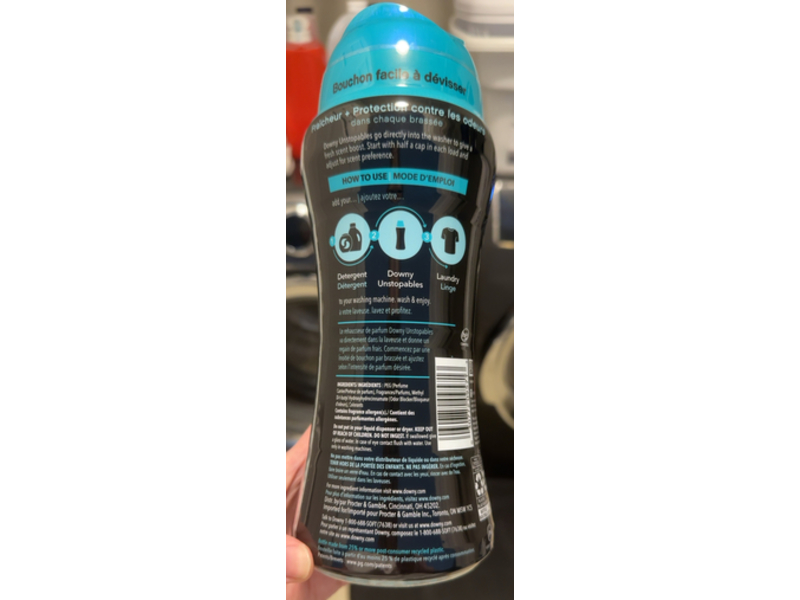 Downy Unstopables In-Wash Scent Booster, Fresh, 12.2 oz/345 g