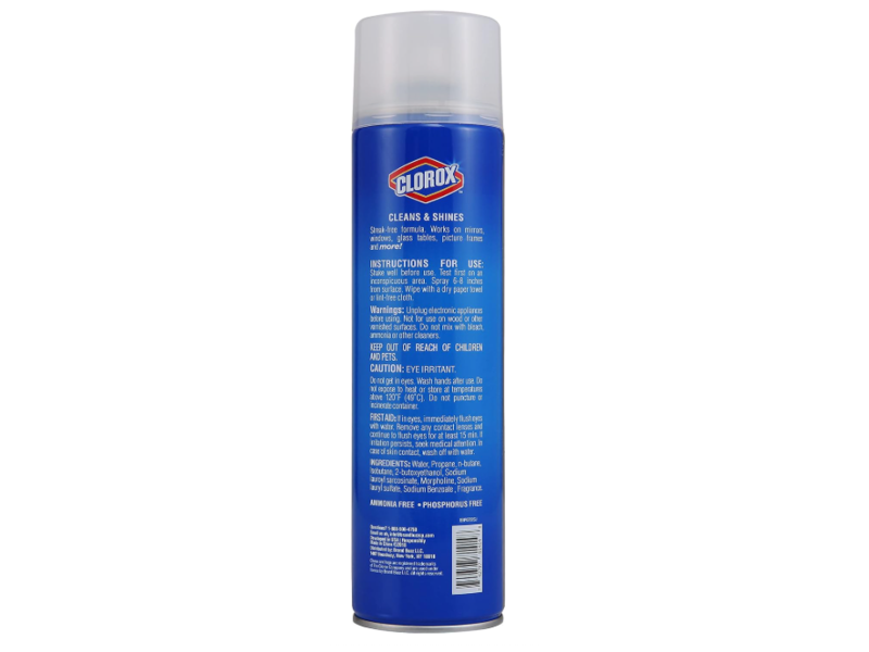 Clorox Foaming Glass Cleaner, 22 oz/622 g