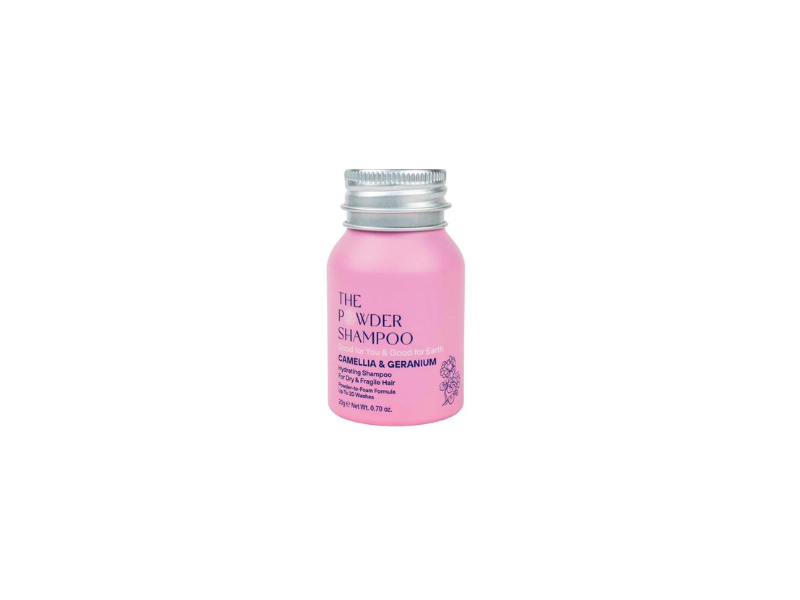 The Powder Shampoo Hydrating Shampoo, Camellia & Geranium, 0.70 oz/20 g