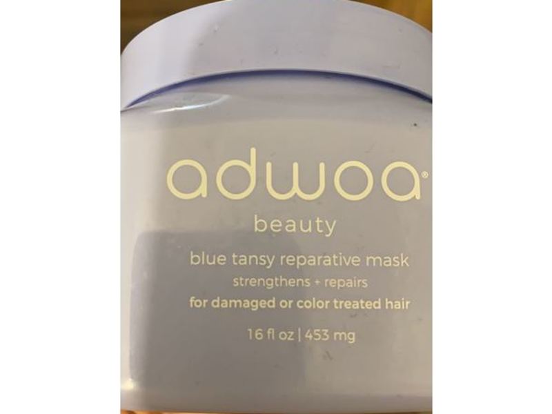 Adwoa Beauty Blue Tansy Reparative Mask, Strengthens + Repairs, 16 fl oz/453 g