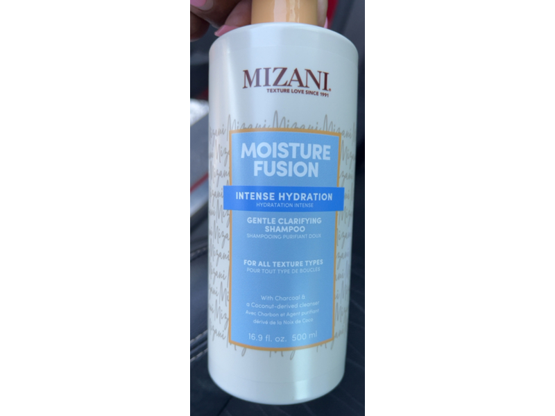 Mizani Moisture Fusion Intense Hydration Gentle Clarifying Shampoo, 16.9 fl oz/500 mL