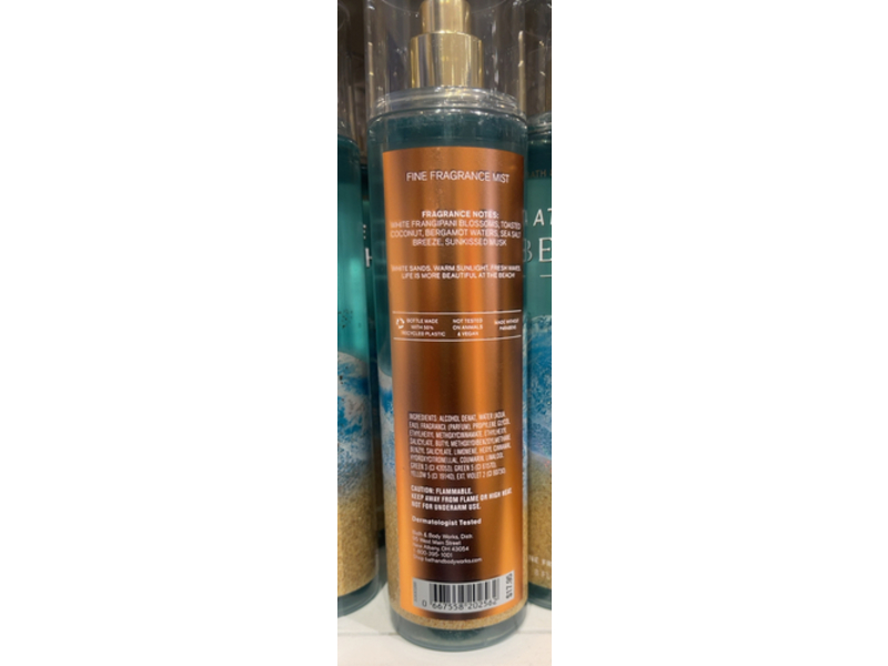 Bath & Body Works Fine Fragrance Mist, At The Beach, 8 fl oz