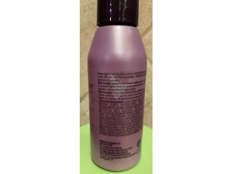 Pureology Hydrate Sheer Shampoo, 1.7 fl oz/50 mL