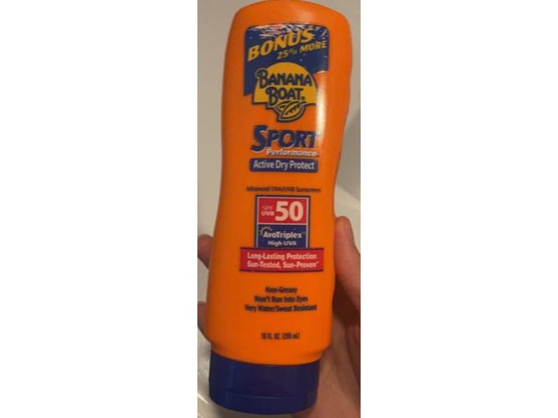 Banana Boat Sport Performace, SPF 50, 10 oz