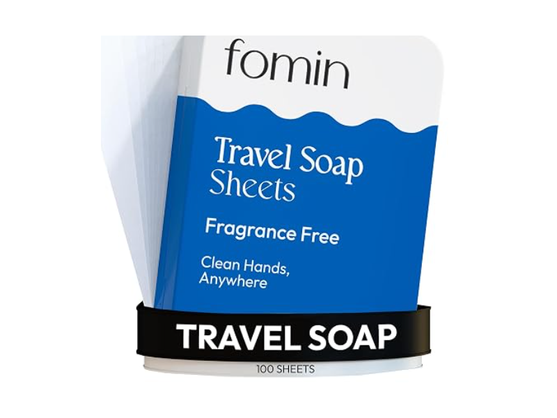 Fomin Travel Soap Sheets, Fragrance Free, 1.55 oz/44 g, 100 Count