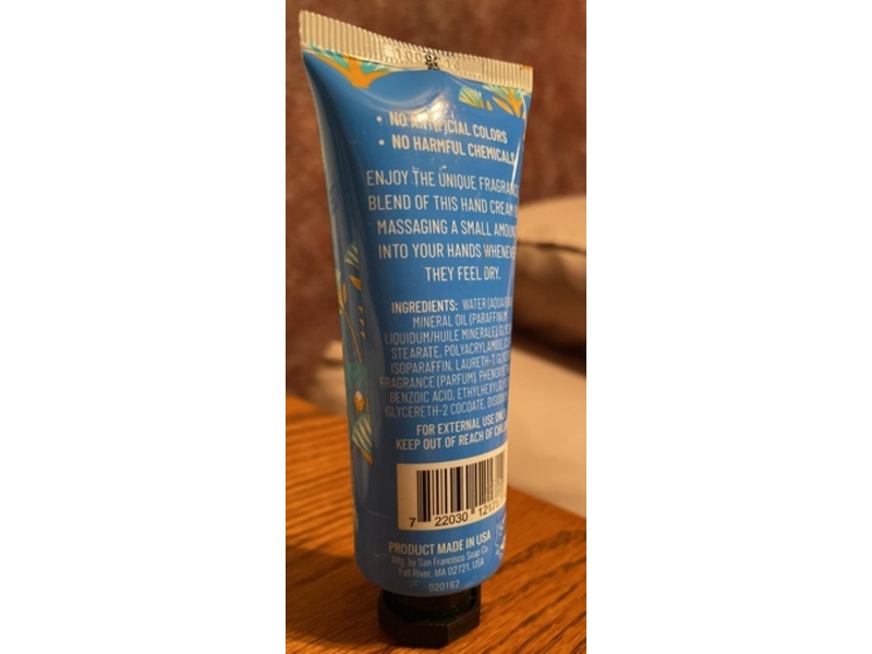 San Francisco Botanical Hand Cream, Lotus+Shea Butter, 1.5 oz/42.5 g