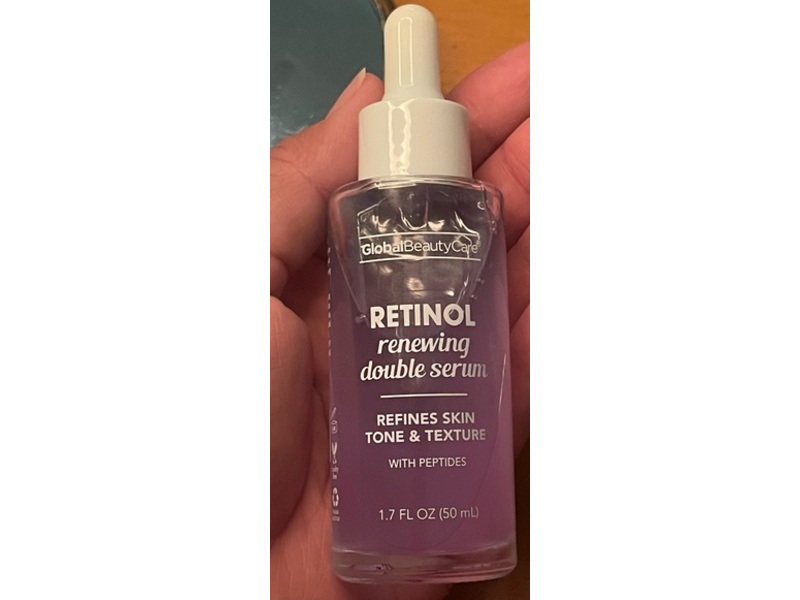 Global Beauty Care Retinol Renewing Double Serum, 1.7 fl oz/50 mL