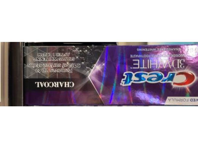 Crest 3D White Charcoal Whitening Toothpaste, 2.7 oz