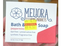 Meliora Bath & Body Soap, Peppermint, 4 oz/113 g - thumbnail 2