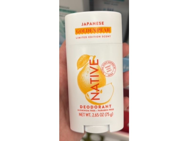 Native Deodorant, Golden Pear, 2.65 oz/75 g