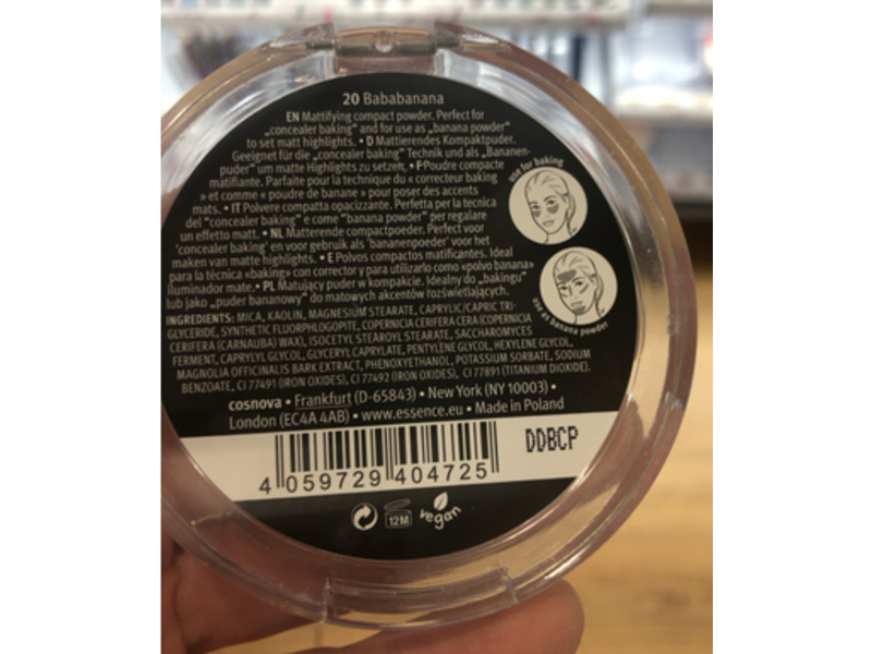 Essence Brighten Up! Banana Powder, 20 Bababanana, 0.31 oz/9 g