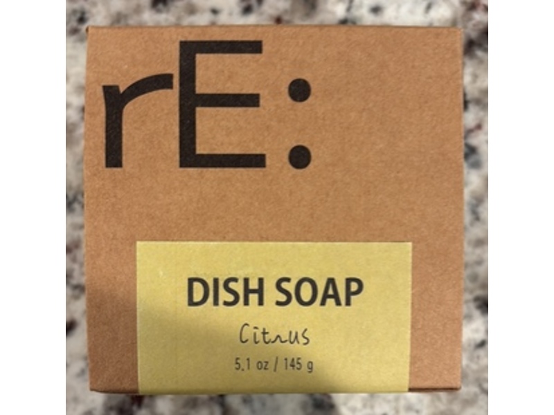 RE Dish Soap, Citrus, 5.1 oz/145 g, Pack Of 3