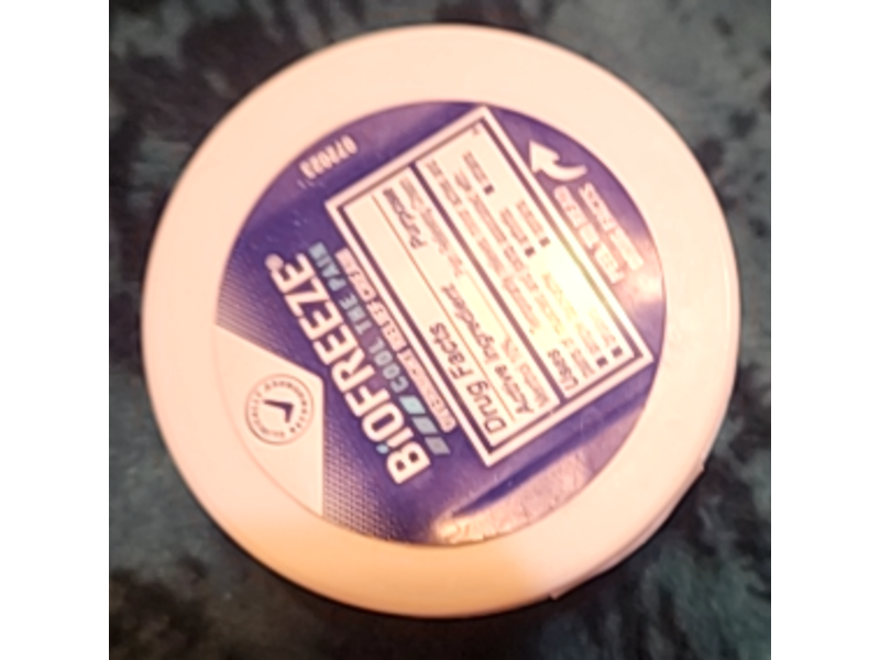 Biofreeze Cool The Pain Overnight Relief Cream, 3 oz/85 g