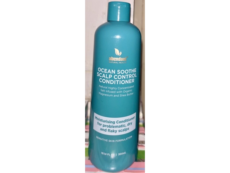 Abundant Ocean Soothe Scalp Control Conditioner, Organic Magnesium And Shea Butter, 10.14 fl oz/300 mL