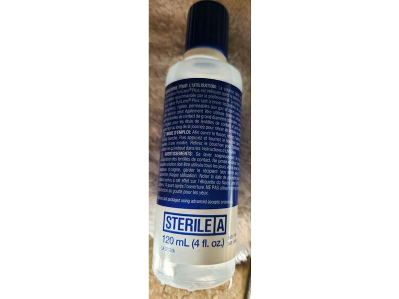 PuriLens Plus Preservative-Free Saline, 4 fl oz/120 mL, Pack Of 12