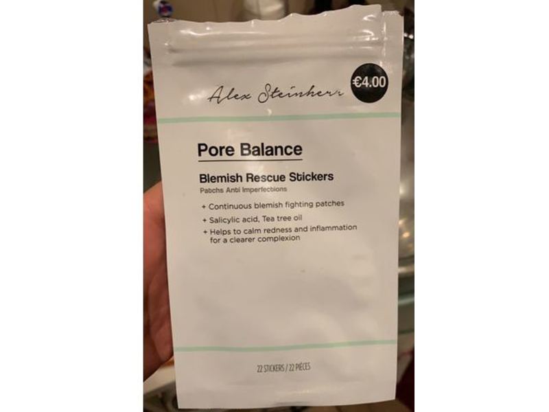 Alex Steinherr Pore Balance Blemish Rescue Stickers, Salicylic Acid, Tea Tree Oil, 22 Count