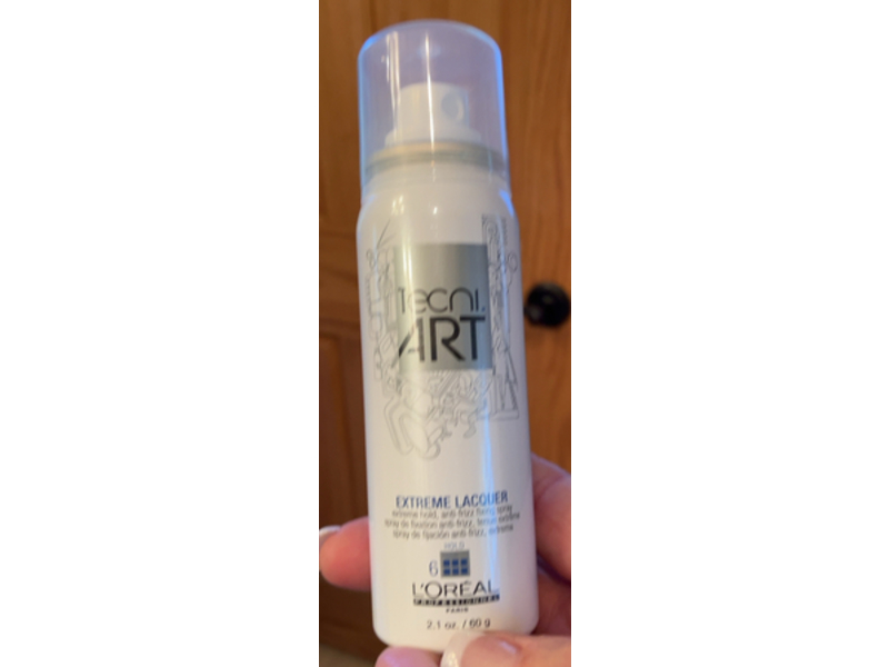 L'Oreal Tecni Art Extreme Lacquer Anti Frizz Fixing Spray, 6 Hold, 2.1 oz/60 g