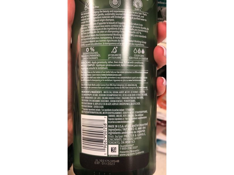 Herbal Essences Sulfate Free Gentle Moisture Shampoo, Birch Bark Extract, 13.5 fl oz / 400 mL