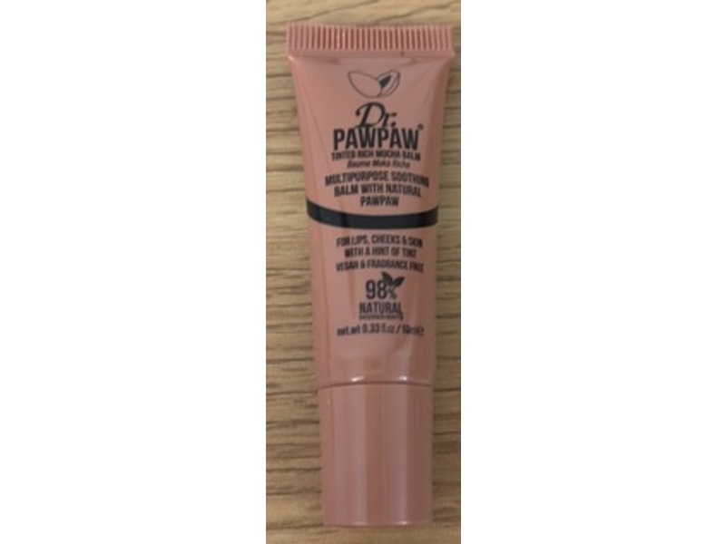 Dr. PawPaw Multi Purpose Soothing Balm, Rich Mocha, 0.33 fl oz/10 mL