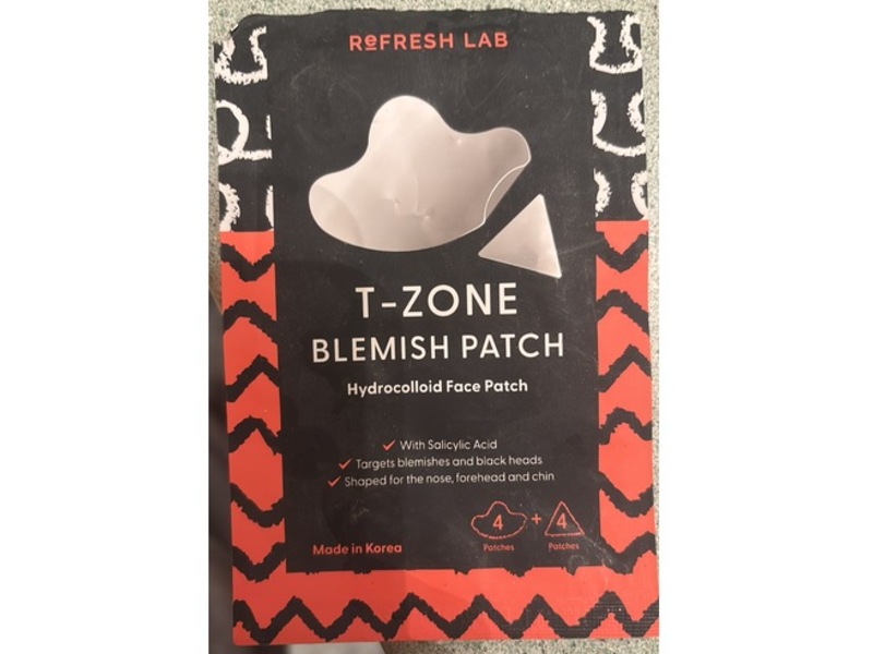 Refresh Lab T-Zone Blemish Patch Hydrocolloid Face patch, 4 Count