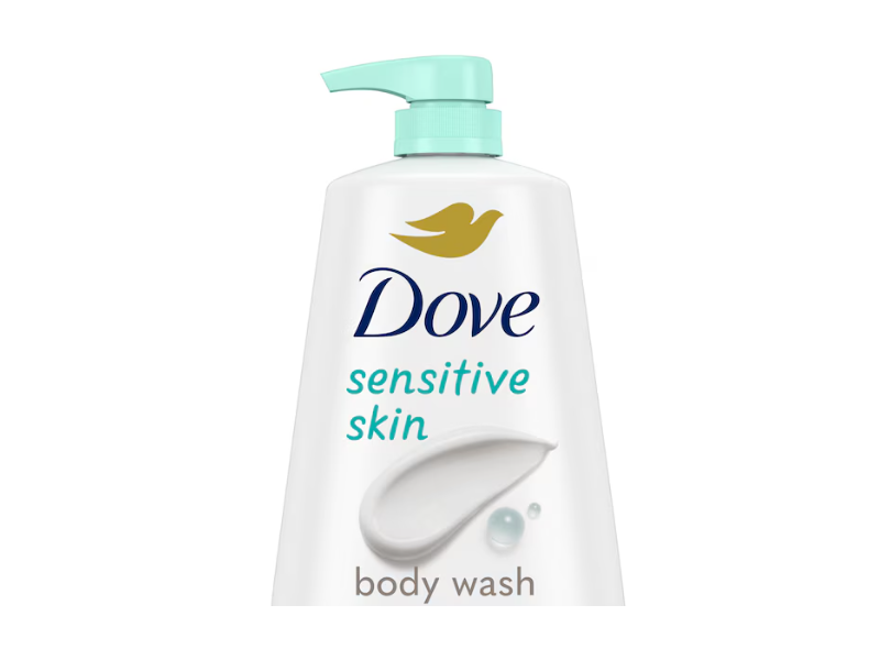 Dove Sensitive Skin Body Wash, 34 fl oz/1 L
