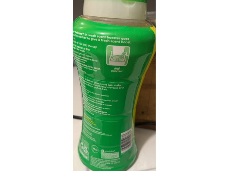 Gain + Odor Defense In-Wash Scent Booster, Super Fresh Blast Scent, 26.5 oz/752 g