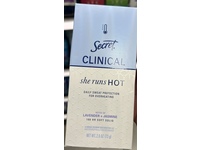 Secret Clinical She Runs Hot Antiperspirant/Deodorant, Lavender + Jasmine, 2.6 oz/73 g - thumbnail 2
