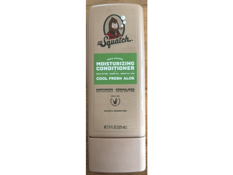 Dr.Squatch Moisturizing Conditioner, Cool Fresh Aloe, 11 fl oz/325 mL